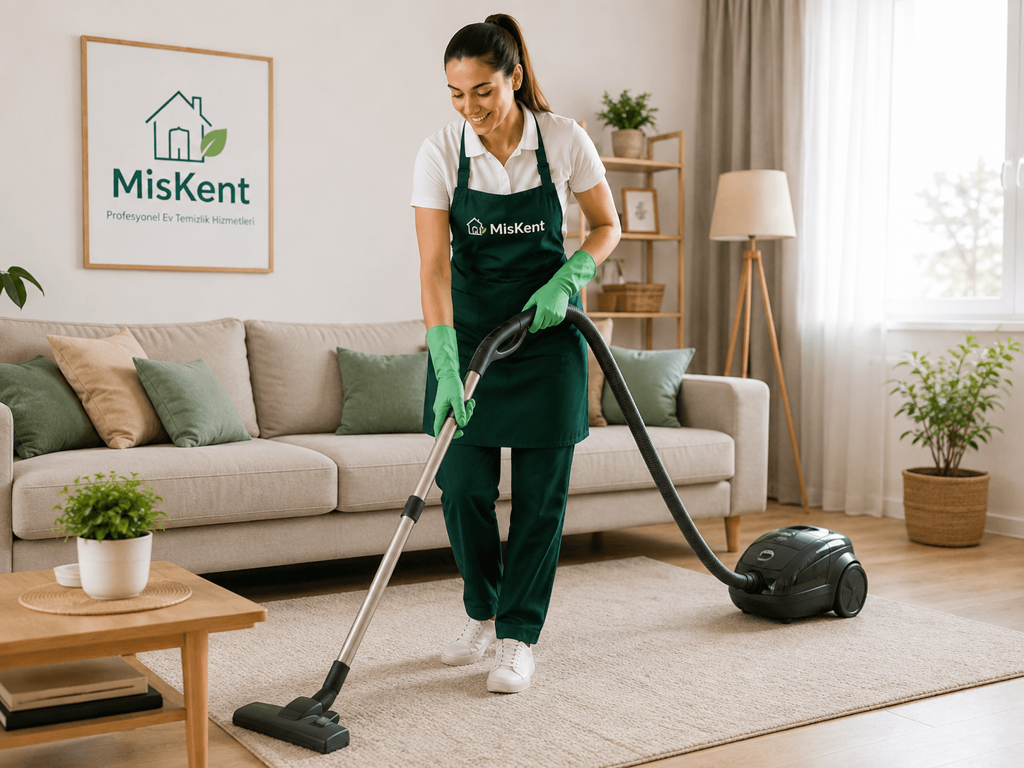 MisKent süpürge ile profesyonel ev temizliği